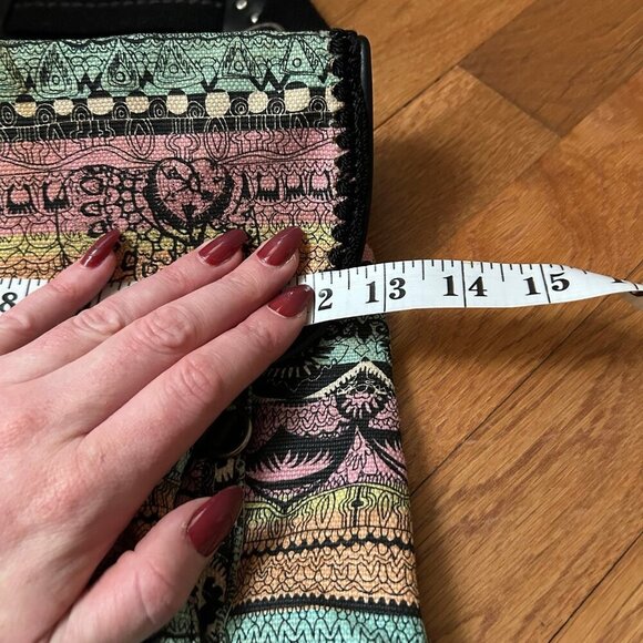 Sakroots Convertible Backpack ll Multicolor Pattern Tribal School Fashion Bag - Picture 7 of 9